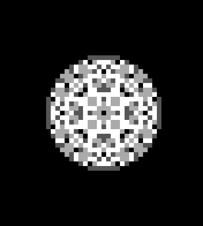 Stable sandpile configuration from 1,000 coins