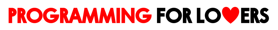 Programming for Lovers banner no background